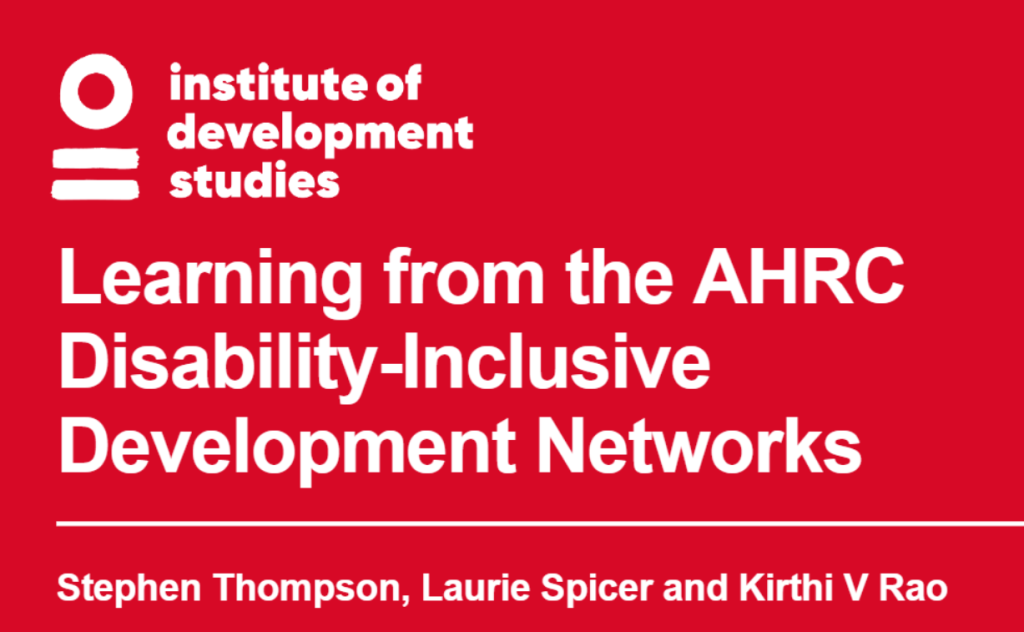 AHRC Disability-Inclusive Report